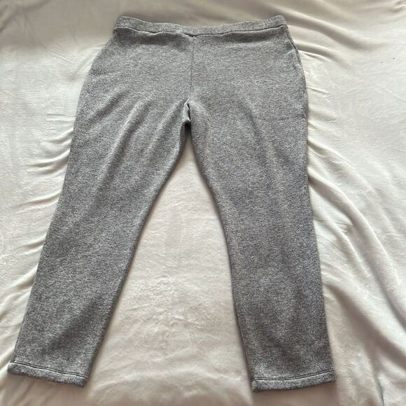 NEW Express Gray High Waisted Knit Kit Pants Size XL - Picture 3 of 13